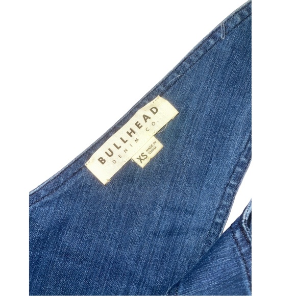 Bullhead Denim Jean Pull On Jumper Overall Dress - XS - Picture 11 of 13